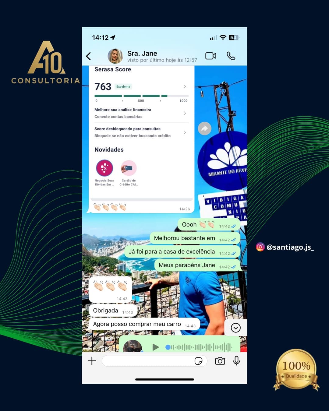 Feedback de cliente A10 Consultoria 2
