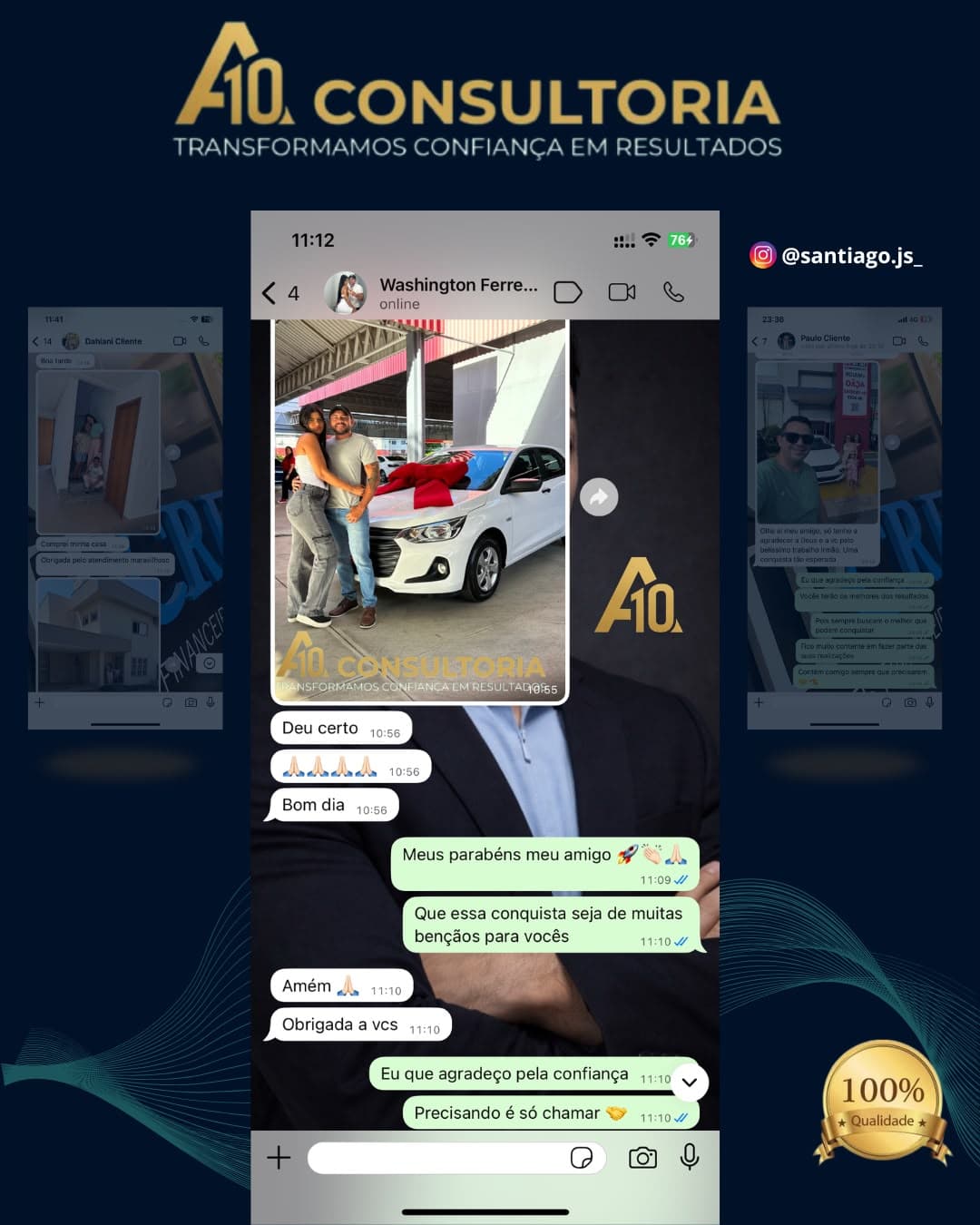 Feedback de cliente A10 Consultoria 9